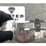 AP Royal Oak Iced Out Two-Tone 15400SR.OO.1220SR.01 Master Replica 1:1 - Image 4