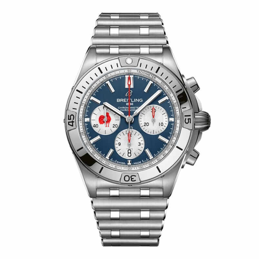 Breitling-Six-Nations-France-Replica.webp Breitling Chronomat B01 “Six Nations France” AB01442A1A1A1 Authentic Replica Edition - Image 1
