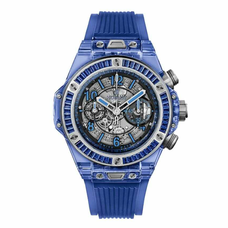Hublot-Sapphire-Replica.webp Hublot Big Bang Unico Sapphire 411.JX.4802.RT “Transparent Case” Collector’s Replica - Image 1