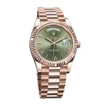 Rolex Day-Date 228235 “Everose Green Roman Dial” True to Original Copy - Image 2