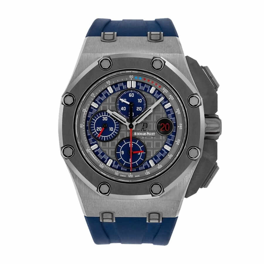 audemars-piguet-royal-oak-offshore-michael-schumacher-platinum.jpg Audemars Piguet Royal Oak Offshore 26568PM.OO.A021CA.01 “Michael Schumacher” 1:1 Clone Edition - Image 1