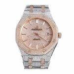 AP Royal Oak Iced Out Two-Tone 15400SR.OO.1220SR.01 Master Replica 1:1
