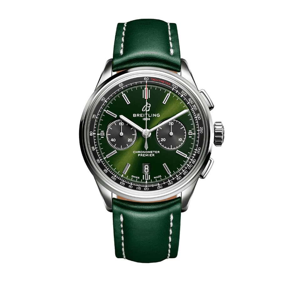 breitling-premier-b01-green-chronograph-42-bentley-ab0118a11l1x1-replica.jpg Breitling Premier B01 Chronograph AB0118A11L1X1 “Green Dial” Precision Duplicate 1:1 - Image 1