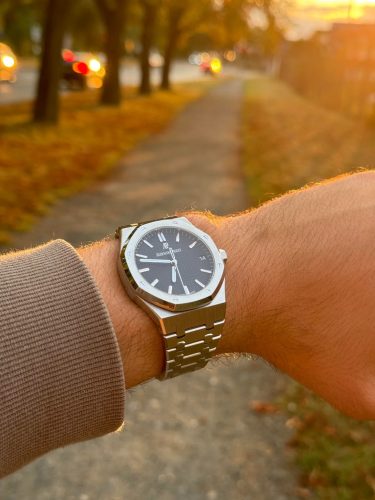 Audemars Piguet Royal Oak 15500ST “Blue Dial” Perfect Duplicate Edition photo review