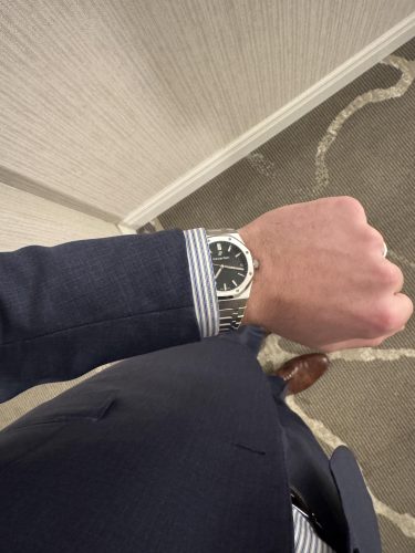 Audemars Piguet Royal Oak 15500ST “Blue Dial” Perfect Duplicate Edition photo review