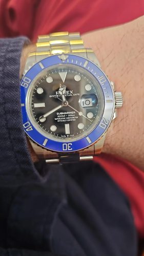 Rolex Submariner 126619LB White Gold Black Dial Replica photo review