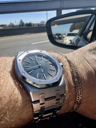 Audemars Piguet Royal Oak “Jumbo” Extra-Thin 15202ST.OO.1240ST.01 “Jumbo” Collector’s Replica photo review