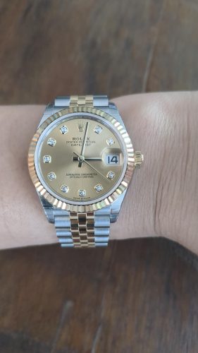 Rolex Datejust 126233 “Yellow Rolesor” Ultimate Clone Quality photo review