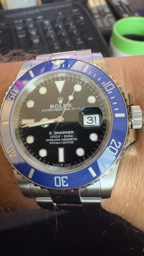 Rolex Submariner 126619LB White Gold Black Dial Replica photo review