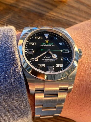 Rolex Air-King 126900 “Black Dial” Ultra Detailed Clone photo review