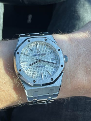 Audemars Piguet Royal Oak 15403IP.OO.1220IP.01 “Silver Dial” 1:1 Clone Edition photo review