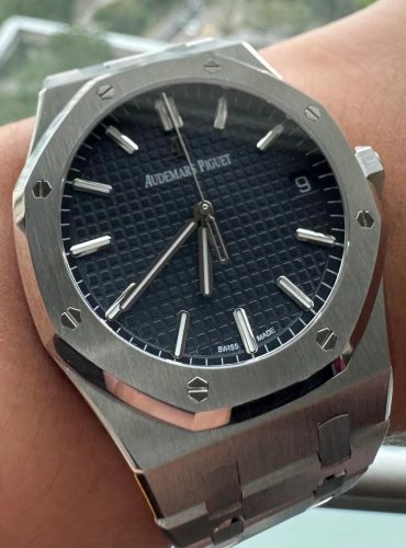 Audemars Piguet Royal Oak 15500ST “Blue Dial” Perfect Duplicate Edition photo review
