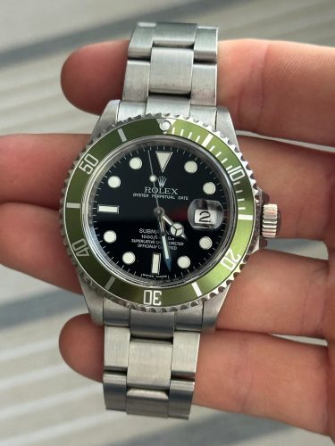 Rolex Submariner 16610LV “Kermit” Precision Replica Edition photo review