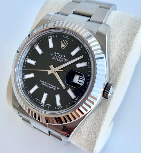 Rolex Datejust Automatic Black Dial 116334BKSO Top Replica 1:1 photo review