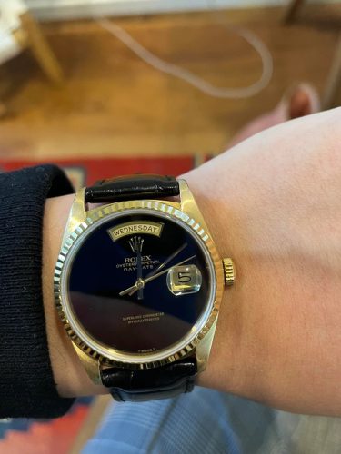 Rolex Day-Date 18038 “Onyx Dial” Authentic Replica Edition photo review