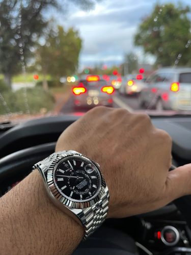 Rolex Sky-Dweller 326934 “Black Dial Jubilee” Masterpiece Replica photo review