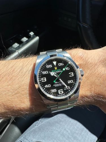 Rolex Air-King 126900 “Black Dial” Ultra Detailed Clone photo review