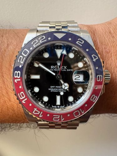 Superclone Rolex GMT-Master II 126710BLRO “Pepsi” Jubilee photo review