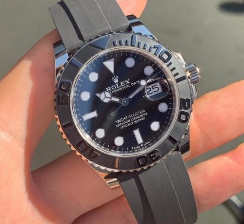 Rolex Yacht-Master 226659 “White Gold Black Dial” Exclusive Clone 1:1 photo review