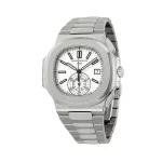 Patek Philippe Nautilus Chronograph 5980/1A-019 “White Dial” Precision Clone - Image 2