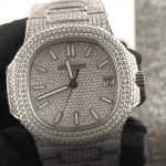 Patek Philippe Nautilus “Iced Out” 5719/10G Authentic Copy 1:1 - Image 2