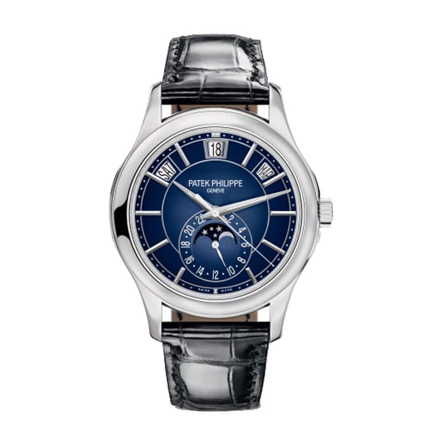 patek-philippe-5205g-013-complications-annual-calendar-moon-phase-blue-dial-replica.jpg Patek Philippe Annual Calendar 5205G-013 “Blue Dial” Supreme Replica Edition - Image 1