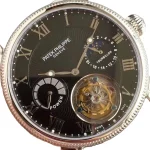 Patek Philippe Tourbillon Moonphase Black Dial Elite Clone Edition - Image 3