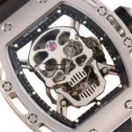 Richard Mille RM 52-01 Tourbillon “Skull” Grey Exclusive Clone Edition - Image 2