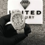 Rolex Datejust 126300 “Iced Out Arabic Dial” Super Clone Quality - Image 2