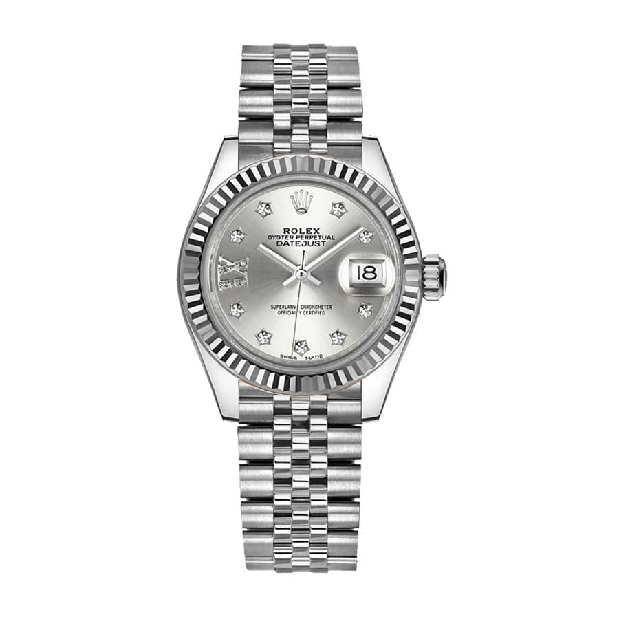 rolex-datejust-28mm-279174-steel-white-gold-automatic-silver-dial.jpg Rolex Lady-Datejust 279174 Silver Dial Jubilee Premium Replica 1:1 - Image 1