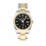 Rolex Datejust Yellow Gold Black Dial 116203 “Oyster” Master Clone Quality