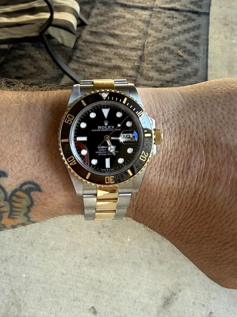 Rolex Submariner Date 126613LN “Two-Tone Black Dial” Deluxe Copy Quality photo review