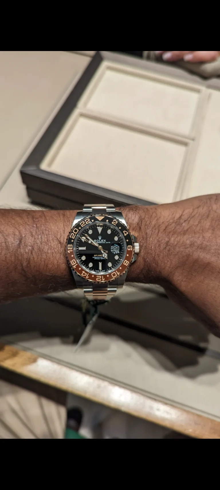 Rolex GMT-Master II 126711CHNR “Root Beer” Deluxe Copy Quality photo review