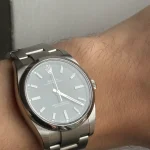 Rolex Oyster Perpetual Automatic Black Dial 114200 Signature Replica 1:1 photo review