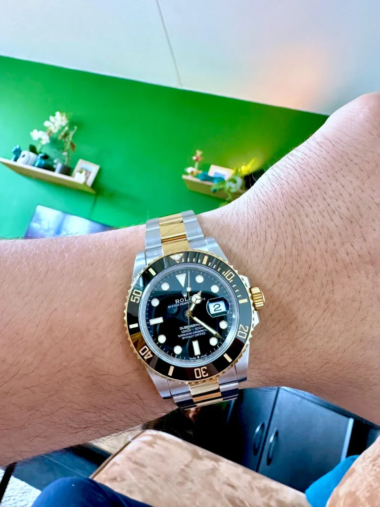 Rolex Submariner Date 126613LN “Two-Tone Black Dial” Deluxe Copy Quality photo review
