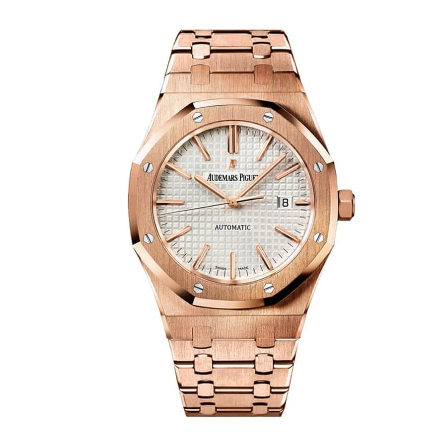 audemars-piguet-rose-gold-royal-oak-white-replica-3.jpg Audemars Piguet Royal Oak 15400OR.OO.1220OR.02 High-End Replica 1:1 - Image 1
