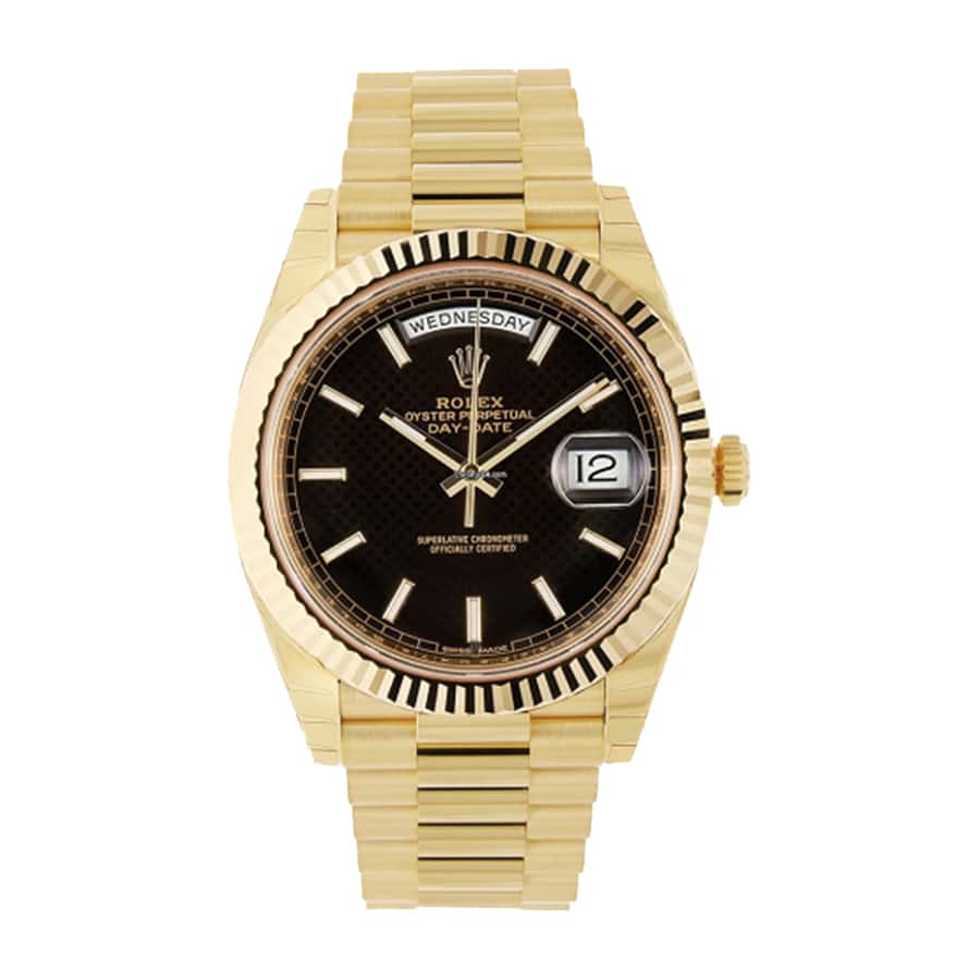 rolex-day-date-40mm-228235.jpg Rolex Day-Date 228235-0002 “Black Dial” Precision Replica Edition - Image 1